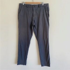 𝅺lululemon Commission Slim Fit Pants Mens 36x31 Gray